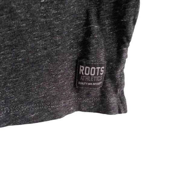Roots CANADA Cotton Sleeveless Crew Neck Tank Top T-Shirt Charcoal Grey S - Picture 5 of 8